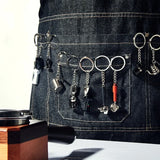 Coffee Lover's Miniature Keychain - Espresso Machine & Barista Tool Designs