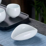 Ceramic Coffee Dosing Tray & Measuring Cup - Precision Coffee Prep Tool