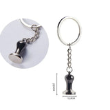 Coffee Lover's Miniature Keychain - Espresso Machine & Barista Tool Designs