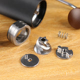 Manual Coffee Grinder - Stainless Steel with Adjustable Conical Burrs