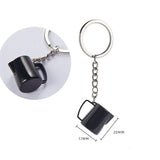 Coffee Lover's Miniature Keychain - Espresso Machine & Barista Tool Designs