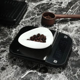 Ceramic Coffee Dosing Tray & Measuring Cup - Precision Coffee Prep Tool