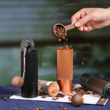 Manual Coffee Grinder - Stainless Steel with Adjustable Conical Burrs