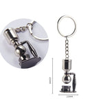 Coffee Lover's Miniature Keychain - Espresso Machine & Barista Tool Designs