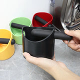 Anti-Slip Coffee Knock Box - Shock Absorbing Espresso Grounds Dump Bin for Barista