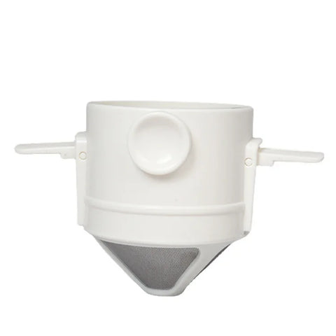 Portable Folding Coffee Dripper - Stainless Steel & Reusable
